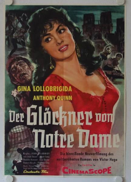 Der Glöckner von Notre Dame originales deutsches Filmplakat